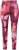 Ulla Popken Abstract Print Ski Leggings Red - Jeans & Bukser i Store Størrelser – Plus Size - Jeans & bukser, EU 42-70