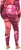 Ulla Popken Abstract Print Ski Leggings Red - Jeans & Bukser i Store Størrelser – Plus Size - Jeans & bukser, EU 42-70