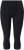 Ulla Popken Cropped Sports Leggings Black - Jeans & Bukser i Store Størrelser – Plus Size - 