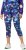 Ulla Popken Neon Bubble Quick Dry Leggings Blue - Jeans & Bukser i Store Størrelser – Plus Size - Jeans & bukser, EU 42-70