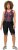 Ulla Popken Functional Padded Zip Front Cycling Leotard Black - Jeans & Bukser i Store Størrelser – Plus Size - 