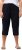 Ulla Popken Cropped Linen Blend Elastic Waist Pants Navy - Jeans & Bukser i Store Størrelser – Plus Size - 