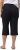 Ulla Popken Cropped Linen Blend Elastic Waist Pants Navy - Jeans & Bukser i Store Størrelser – Plus Size - 