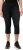 Ulla Popken Sienna Stretch Denim Capris Black - Jeans & Bukser i Store Størrelser – Plus Size - Jeans & bukser, EU 42-70