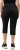 Ulla Popken Sienna Stretch Denim Capris Black - Jeans & Bukser i Store Størrelser – Plus Size - Jeans & bukser, EU 42-70