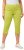Ulla Popken Stretch Fit Raw Hem Capris Pistachio - Jeans & Bukser i Store Størrelser – Plus Size - 