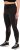 Ulla Popken Mesh Panel Leggings Black - Jeans & Bukser i Store Størrelser – Plus Size - 