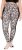 Ulla Popken Leopard Print Quick Drying Leggings Black - Jeans & Bukser i Store Størrelser – Plus Size - 