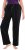 Ulla Popken Fleece Loungewear Pants Black - Jeans & Bukser i Store Størrelser – Plus Size - 