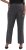 Ulla Popken Sparkling Pinstripe Elastic Waist Pants Black - Jeans & Bukser i Store Størrelser – Plus Size - 