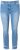 Ulla Popken Double Fringe Hem Stretch Fit Jeans Light Blue Denim - Jeans & Bukser i Store Størrelser – Plus Size - 