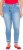 Ulla Popken Double Fringe Hem Stretch Fit Jeans Light Blue Denim - Jeans & Bukser i Store Størrelser – Plus Size - 