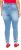 Ulla Popken Double Fringe Hem Stretch Fit Jeans Light Blue Denim - Jeans & Bukser i Store Størrelser – Plus Size - 