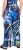Ulla Popken Blue Stroke Wide Leg Palazzo Pants - Jeans & Bukser i Store Størrelser – Plus Size - Jeans & bukser, EU 42-70