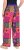 Ulla Popken Tile Print Wide Leg Palazzo Pants Purple - Jeans & Bukser i Store Størrelser – Plus Size - Jeans & bukser, EU 42-70