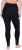 Ulla Popken Lace Trim Leggings Black - Jeans & Bukser i Store Størrelser – Plus Size - 
