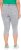 Ulla Popken Denim Fringed Hem Capris Grey - Jeans & Bukser i Store Størrelser – Plus Size - 