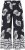 Ulla Popken Fossil Print Elastic Waist Palazzo Pants Black - Jeans & Bukser i Store Størrelser – Plus Size - 