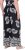 Ulla Popken Fossil Print Elastic Waist Palazzo Pants Black - Jeans & Bukser i Store Størrelser – Plus Size - 