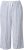 Ulla Popken Coastal Stripe Linen Blend Elastic Waist Culottes Blue - Jeans & Bukser i Store Størrelser – Plus Size - 