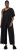 Ulla Popken Asymmetric Lace Panel Jumpsuit Black - Jeans & Bukser i Store Størrelser – Plus Size - 