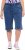 Ulla Popken Indigo Dyed Elastic Waist Jersey Shorts Blue - Jeans & Bukser i Store Størrelser – Plus Size - Jeans & bukser, EU 42-70