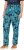 Ulla Popken Tropical Leaf Print Elastic Waist Pants Blue - Jeans & Bukser i Store Størrelser – Plus Size - 