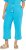 Ulla Popken Muslin Elastic Waist Culottes Blue - Jeans & Bukser i Store Størrelser – Plus Size - 
