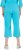 Ulla Popken Textured Elastic Waist Cropped Pants Deep Aqua - Jeans & Bukser i Store Størrelser – Plus Size - 
