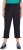 Ulla Popken Ultra Light Triple Function Cropped Softshell Pants Black - Jeans & Bukser i Store Størrelser – Plus Size - 