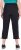 Ulla Popken Ultra Light Triple Function Cropped Softshell Pants Black - Jeans & Bukser i Store Størrelser – Plus Size - 