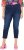 Ulla Popken Cropped Denim Look Stretch Fit Leggings Denim Blue - Jeans & Bukser i Store Størrelser – Plus Size - 