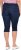 Ulla Popken Denim Elastic Waist Capres Blue - Jeans & Bukser i Store Størrelser – Plus Size - Jeans & bukser, EU 42-70