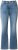 Ulla Popken Bow Embroidery Stretch Fit Jeans Blue Denim - Jeans & Bukser i Store Størrelser – Plus Size - 