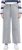 Ulla Popken Embroidered Wide Leg Fringed Hem Jeans Grey - Jeans & Bukser i Store Størrelser – Plus Size - Jeans & bukser, EU 42-70