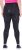 Ulla Popken Quick Drying Flower Print Leggings Black - Jeans & Bukser i Store Størrelser – Plus Size - 