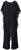Ulla Popken Layered Chiffon Wrap Jumpsuit Grey - Jeans & Bukser i Store Størrelser – Plus Size - 