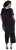 Ulla Popken Layered Chiffon Wrap Jumpsuit Grey - Jeans & Bukser i Store Størrelser – Plus Size - 