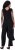 Ulla Popken Draped Sleeveless Glitter Jumpsuit Navy - Jeans & Bukser i Store Størrelser – Plus Size - 