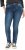 Ulla Popken Decorative Stitched Slim Leg Stretch Fit Jeans Blue Denim - Jeans & Bukser i Store Størrelser – Plus Size - 