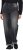 Ulla Popken Rivet Studded Stretch Fit Jeans Black - Jeans & Bukser i Store Størrelser – Plus Size - 