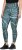 Ulla Popken Quick Drying Ripple Print Sport Leggings Black - Jeans & Bukser i Store Størrelser – Plus Size - 