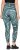 Ulla Popken Quick Drying Ripple Print Sport Leggings Black - Jeans & Bukser i Store Størrelser – Plus Size - 
