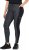 Ulla Popken Quick Drying Leopard Print Sport Leggings Black - Jeans & Bukser i Store Størrelser – Plus Size - Jeans & bukser, EU 42-70