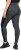 Ulla Popken Quick Drying Leopard Print Sport Leggings Black - Jeans & Bukser i Store Størrelser – Plus Size - Jeans & bukser, EU 42-70