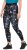 Ulla Popken Quick Drying Celestial Print Sport Leggings Black - Jeans & Bukser i Store Størrelser – Plus Size - 