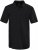 JP1880 702560 Poloshirt i bomuldspiké Sort - Polotrøjer - Polotrøjer 2XL-8XL