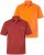 JP1880 Polo Shirts 2-pack Piqué Red Orange - Polotrøjer - Polotrøjer 2XL-8XL