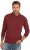 JP1880 Polo Shirt Long Sleeve Piqué Red - Polotrøjer - Polotrøjer 2XL-8XL