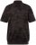 JP1880 Pique with All-over Print Polo Shirt TALL Black - TALL polotrøjer - TALL poloshirts med ekstra længde